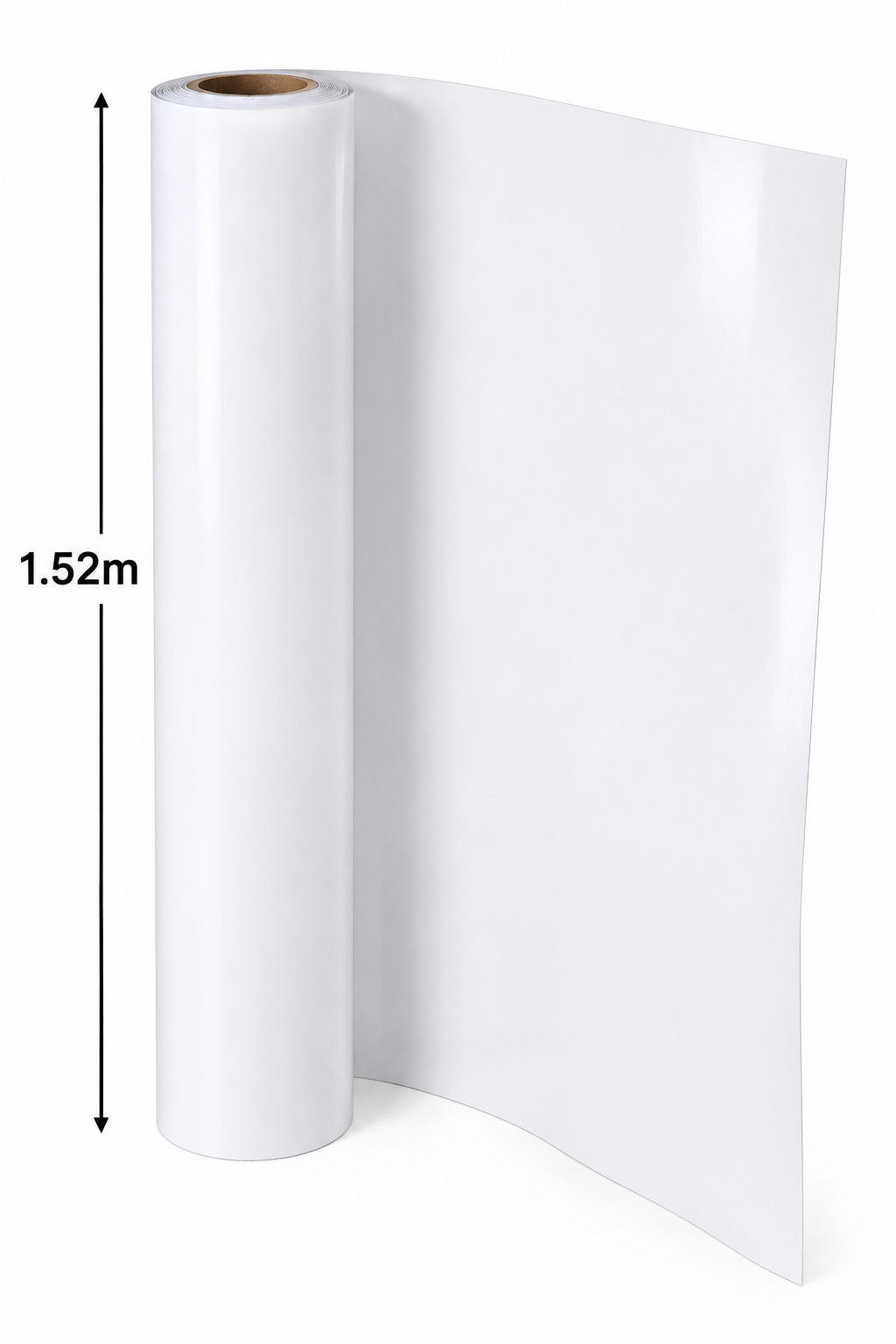 Rollo vinil pizarra adhesivo Premium blanco 1.52m
