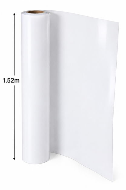 Rollo vinil pizarra adhesivo Premium blanco 1.52m