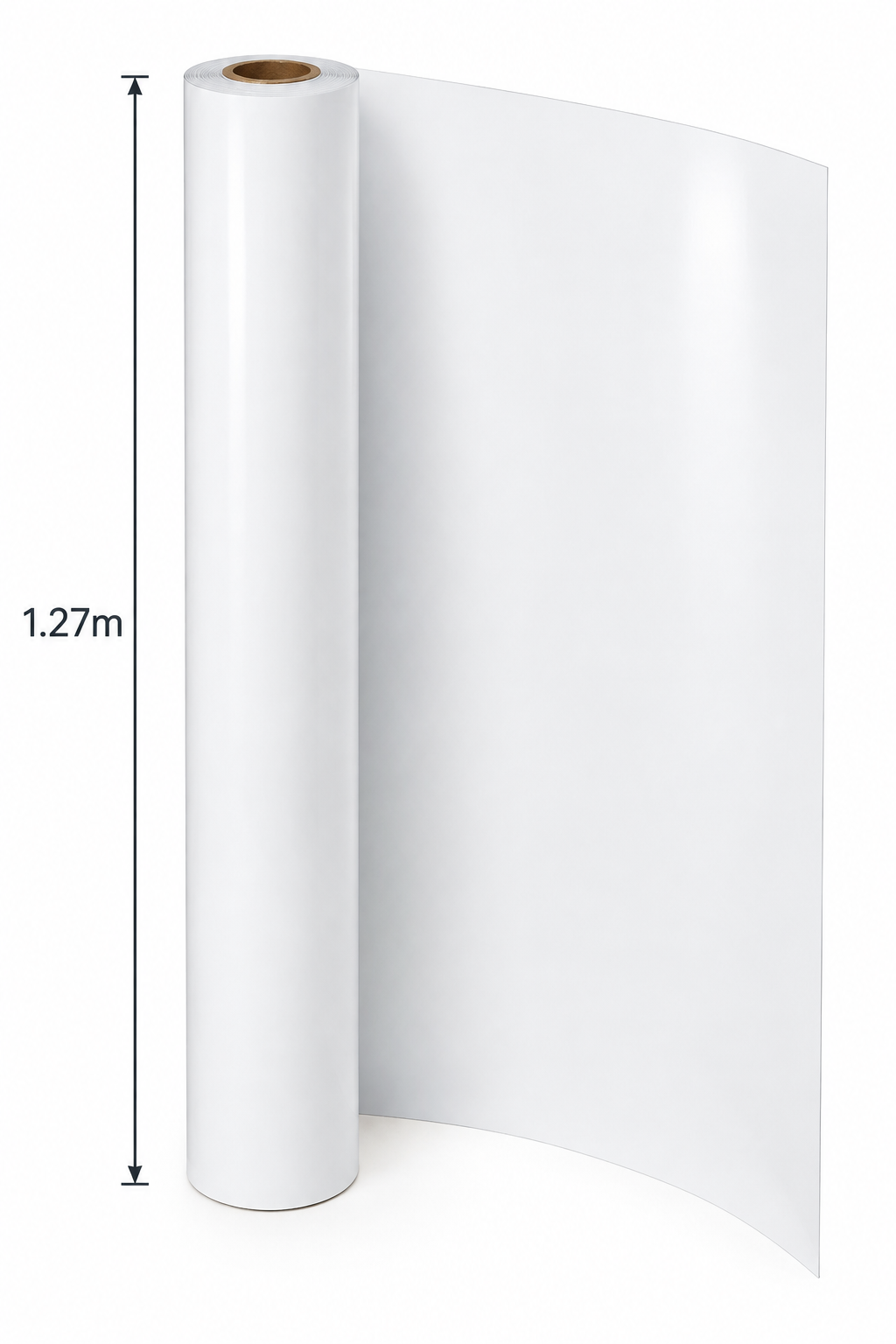 Rollo vinil pizarra adhesivo Premium blanco 1.27m